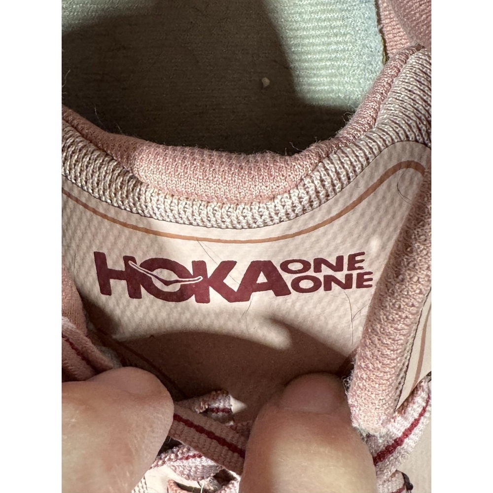 Hoka One One Bondi 7 Shoes Womens Size 9.5 Pink Running Sneakers 1110519 - Picture 12 of 14